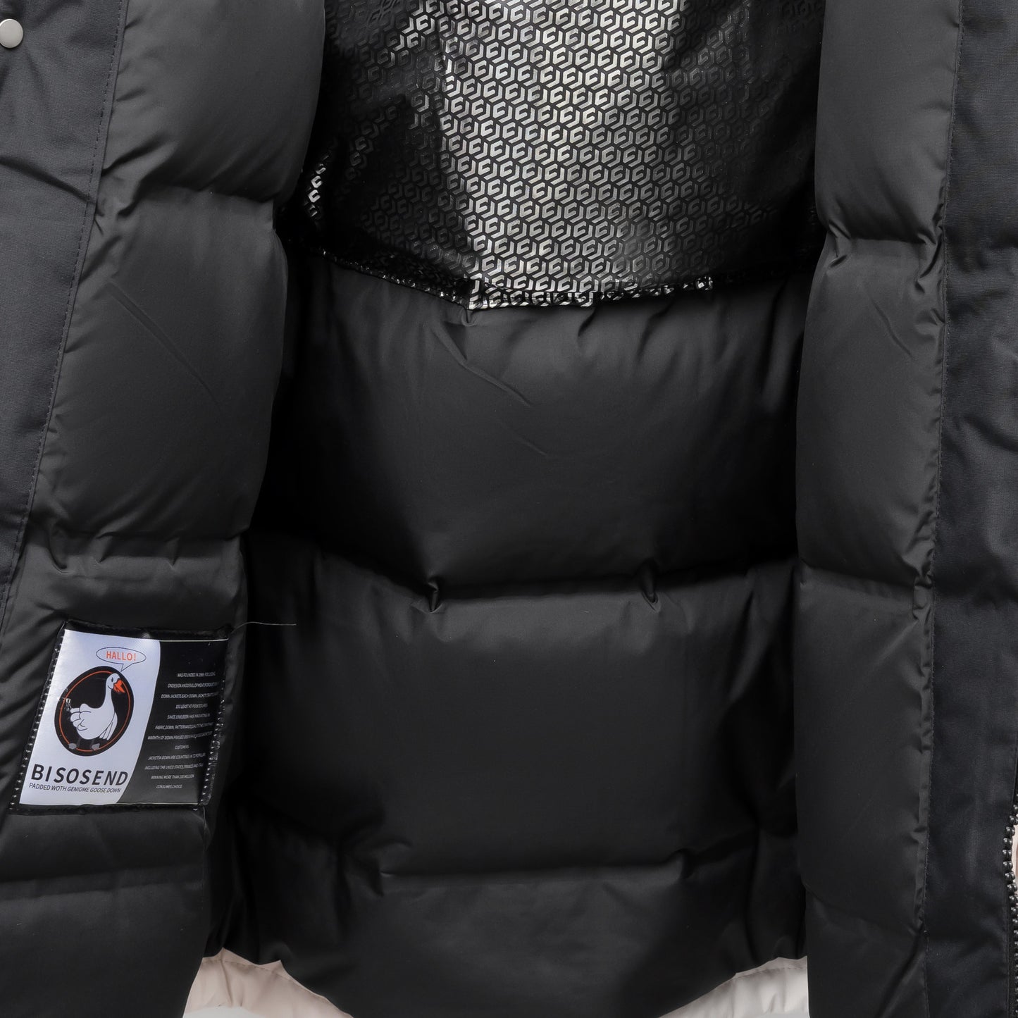 Parcà à capuche style workwear avec duvet pour femme, hiver.